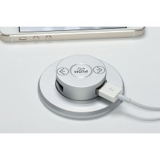 UF3 ezüst USB-s telefontöltő